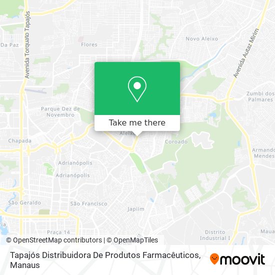 Tapajós Distribuidora De Produtos Farmacêuticos map