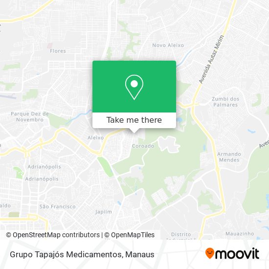 Grupo Tapajós Medicamentos map