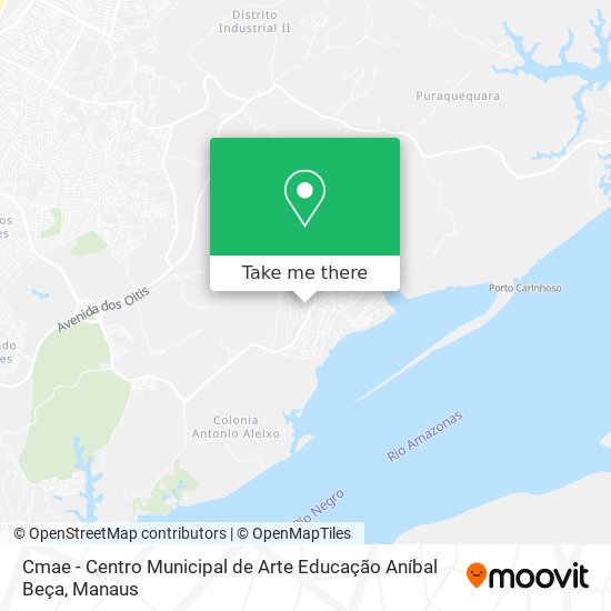 Cmae - Centro Municipal de Arte Educação Aníbal Beça map