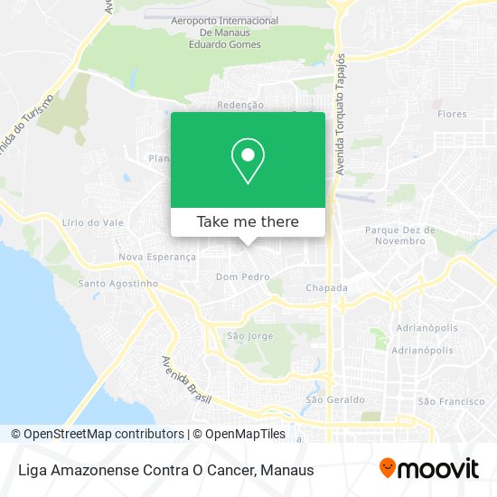 Liga Amazonense Contra O Cancer map