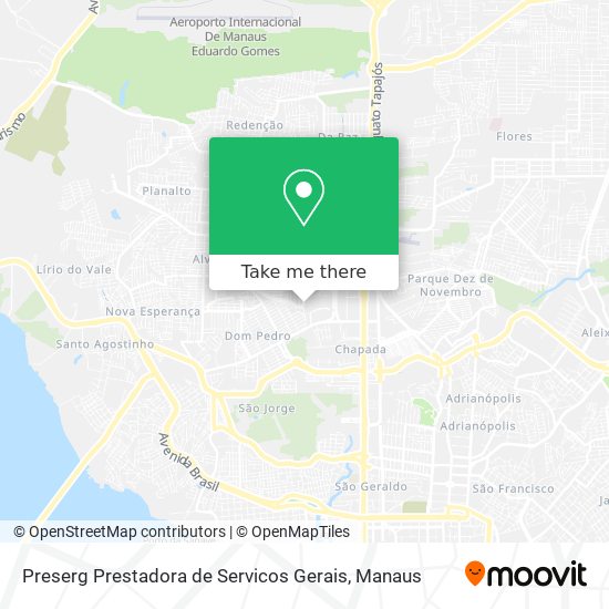 Preserg Prestadora de Servicos Gerais map