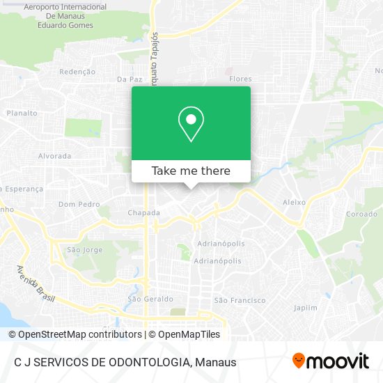 C J SERVICOS DE ODONTOLOGIA map