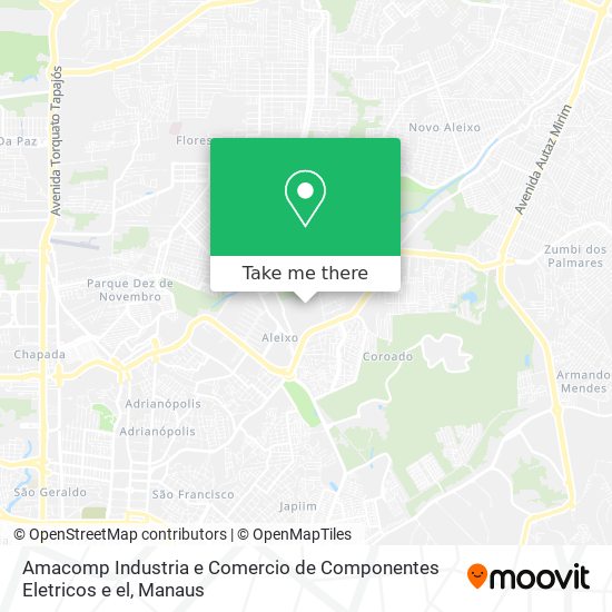 Mapa Amacomp Industria e Comercio de Componentes Eletricos e el