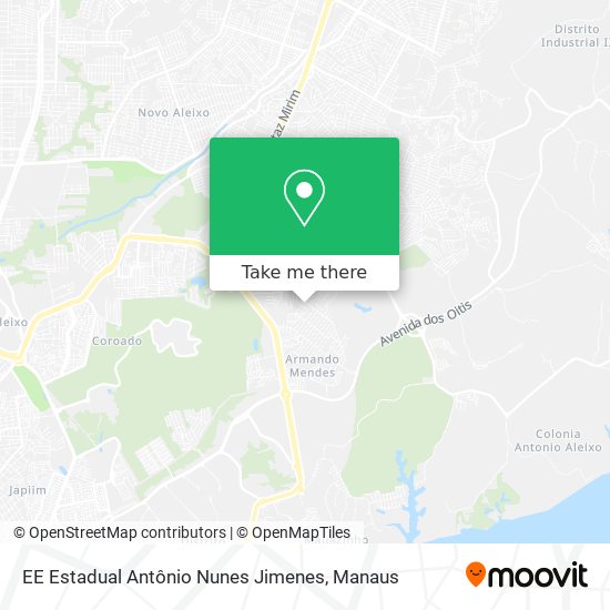 EE Estadual Antônio Nunes Jimenes map