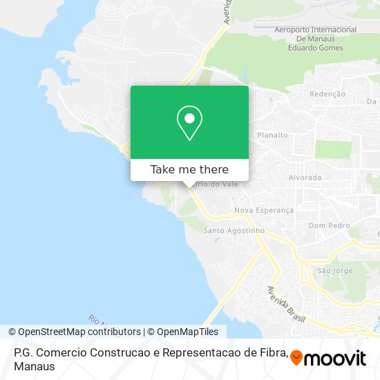 P.G. Comercio Construcao e Representacao de Fibra map