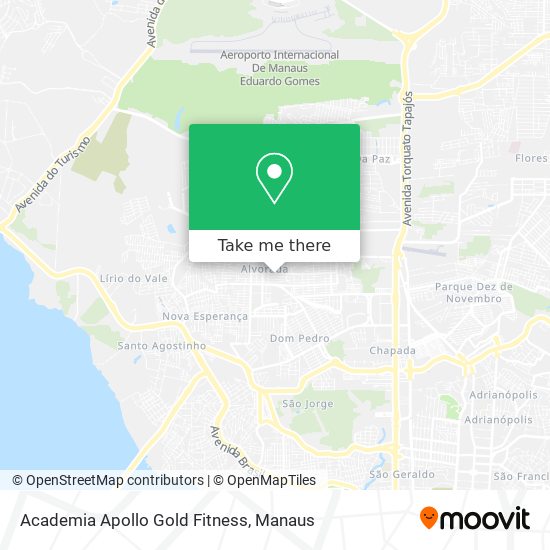 Academia Apollo Gold Fitness map