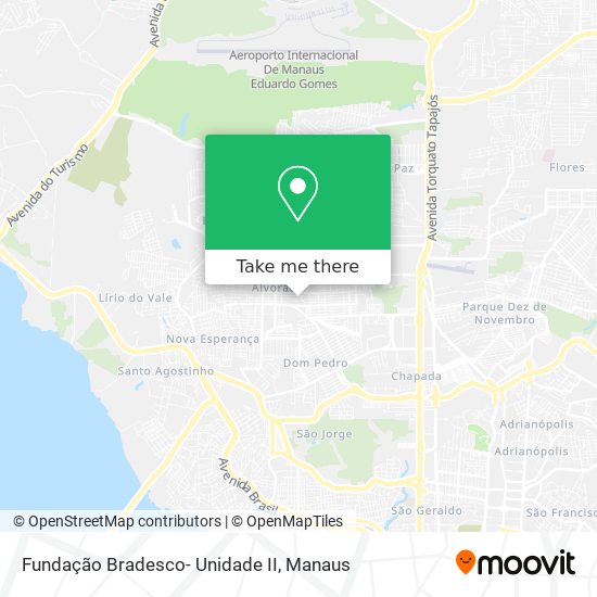 Fundação Bradesco- Unidade II map