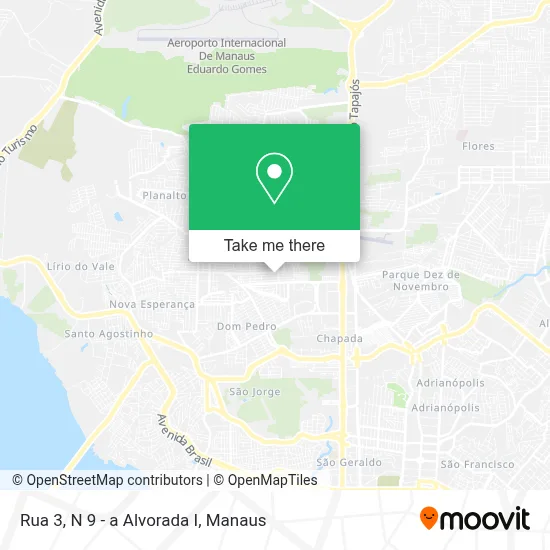 Rua 3, N 9 - a Alvorada I map
