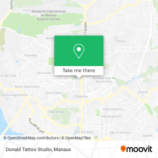 Donald Tattoo Studio map