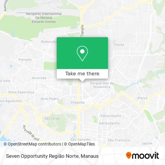 Seven Opportunity Região Norte map