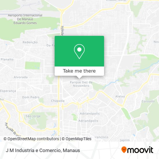J M Industria e Comercio map