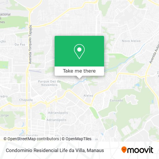 Condominio Residencial Life da Villa map