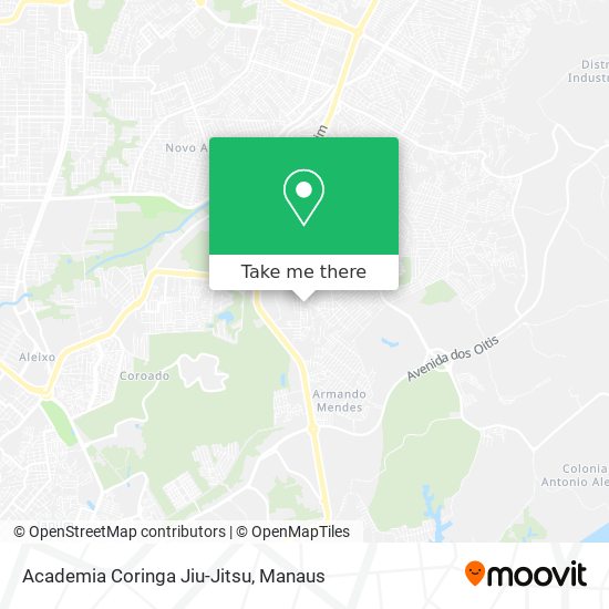 Academia Coringa Jiu-Jitsu map