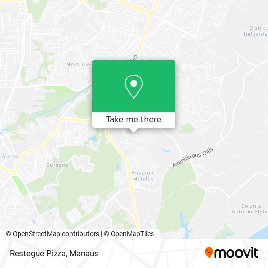 Restegue Pizza map