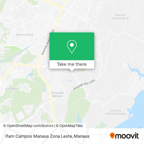 Ifam Campos Manaus Zona Leste map