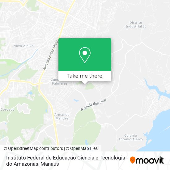 Instituto Federal de Educação Ciência e Tecnologia do Amazonas map