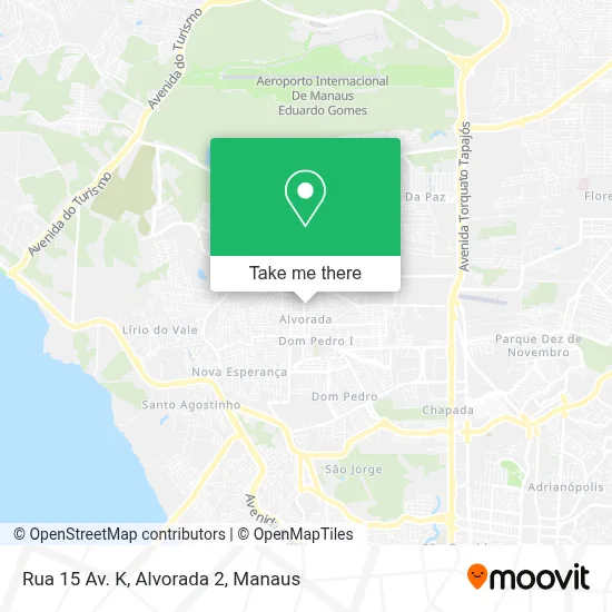 Rua 15 Av. K, Alvorada 2 map