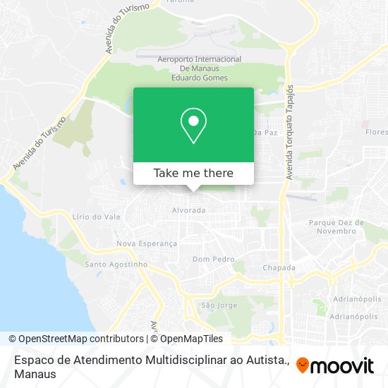 Espaco de Atendimento Multidisciplinar ao Autista. map