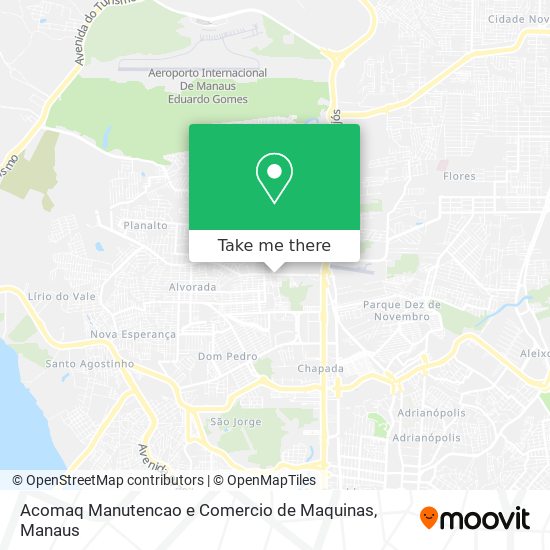 Mapa Acomaq Manutencao e Comercio de Maquinas