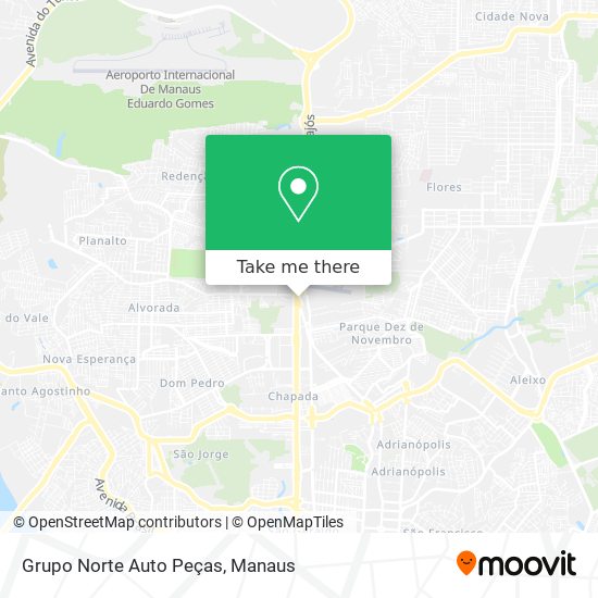 Grupo Norte Auto Peças map