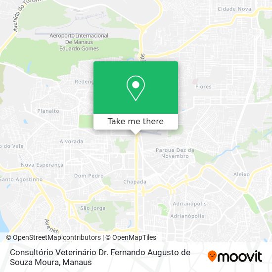 Consultório Veterinário Dr. Fernando Augusto de Souza Moura map