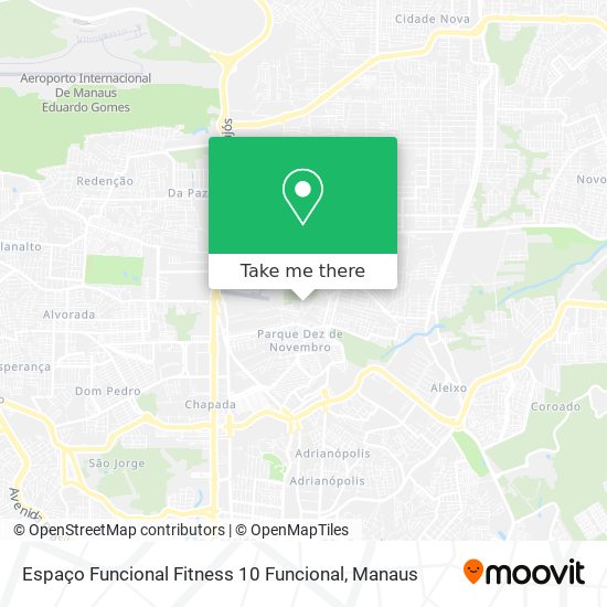 Espaço Funcional Fitness 10 Funcional map