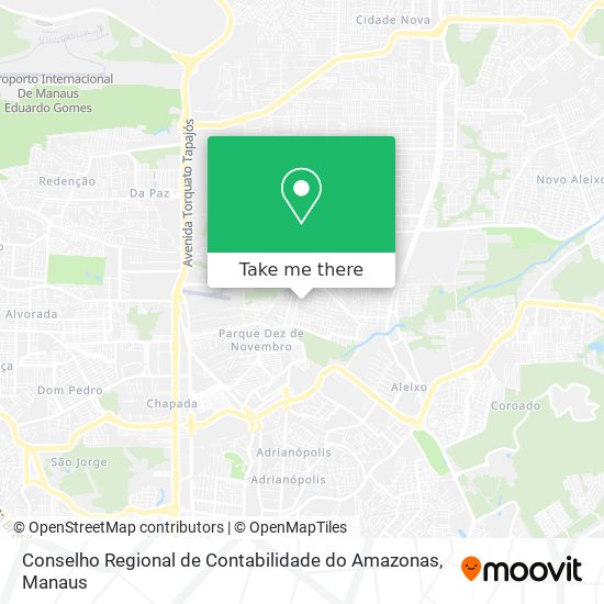 Conselho Regional de Contabilidade do Amazonas map
