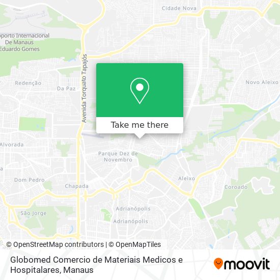 Globomed Comercio de Materiais Medicos e Hospitalares map