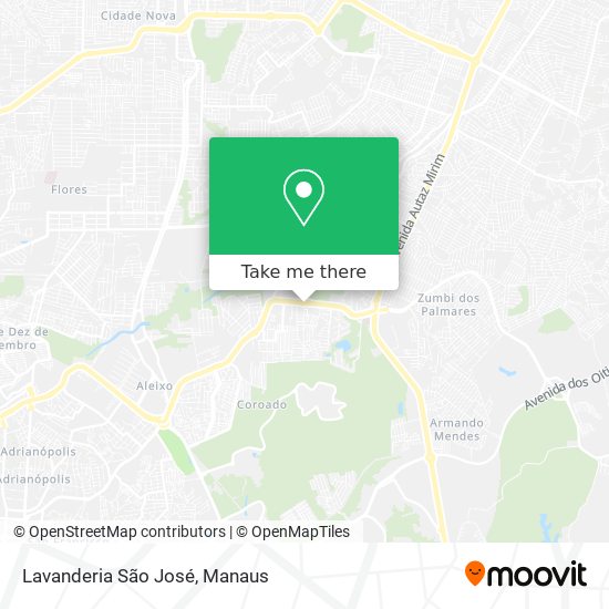 Lavanderia São José map
