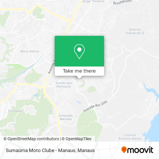 Sumaúma Moto Clube - Manaus map