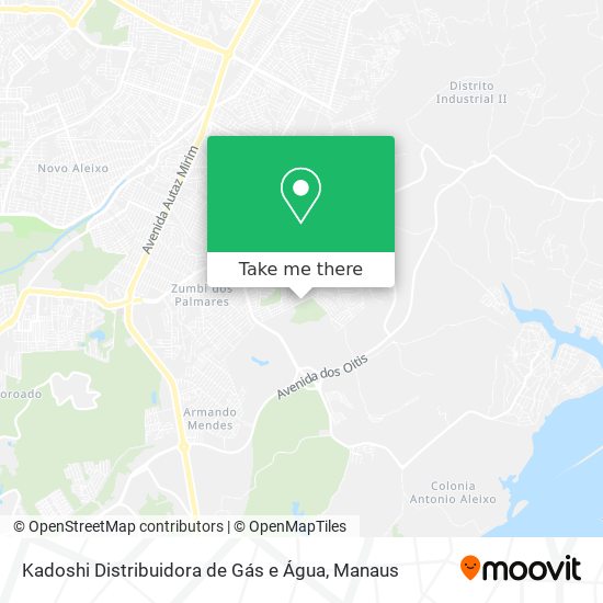 Kadoshi Distribuidora de Gás e Água map