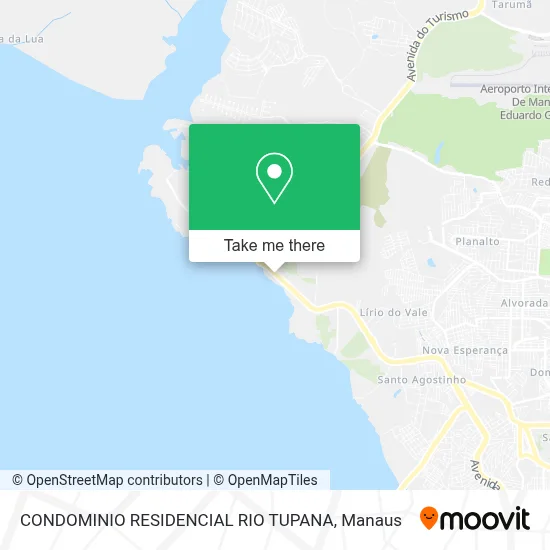 CONDOMINIO RESIDENCIAL RIO TUPANA map
