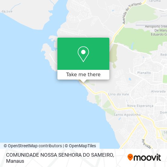 COMUNIDADE NOSSA SENHORA DO SAMEIRO map