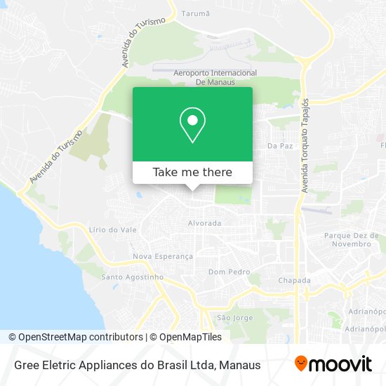 Gree Eletric Appliances do Brasil Ltda map