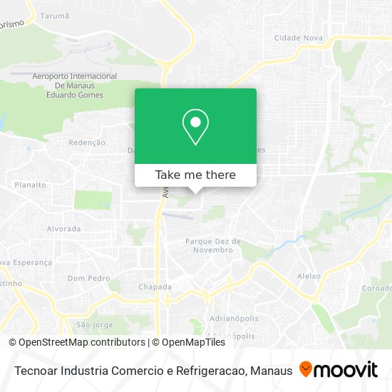 Tecnoar Industria Comercio e Refrigeracao map