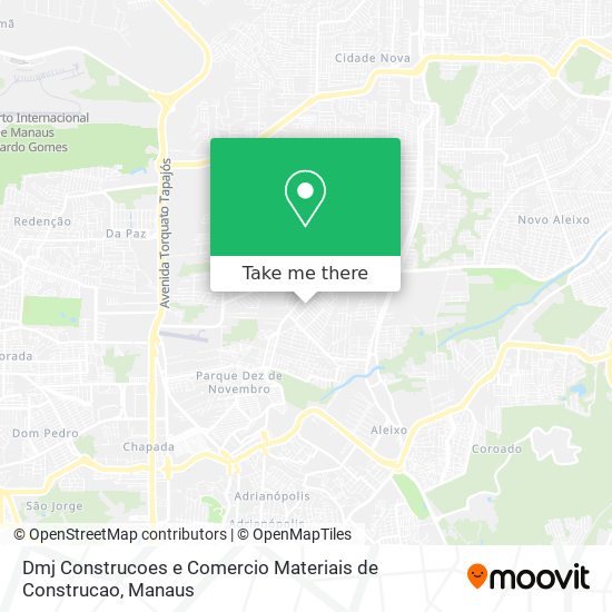 Dmj Construcoes e Comercio Materiais de Construcao map