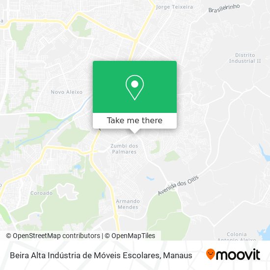 Beira Alta Indústria de Móveis Escolares map