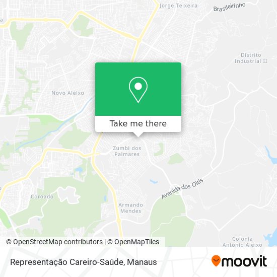 Representação Careiro-Saúde map