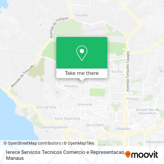 Ierece Servicos Tecnicos Comercio e Representacao map