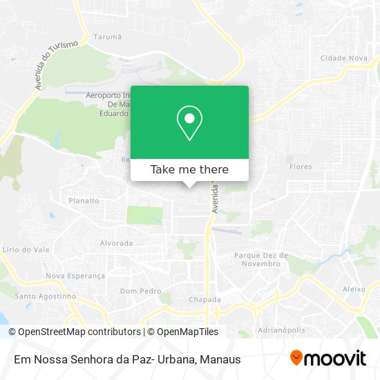 Em Nossa Senhora da Paz- Urbana map