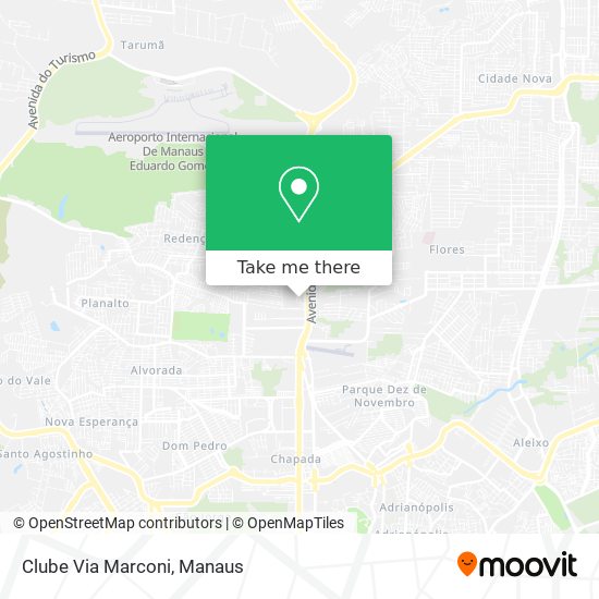 Clube Via Marconi map