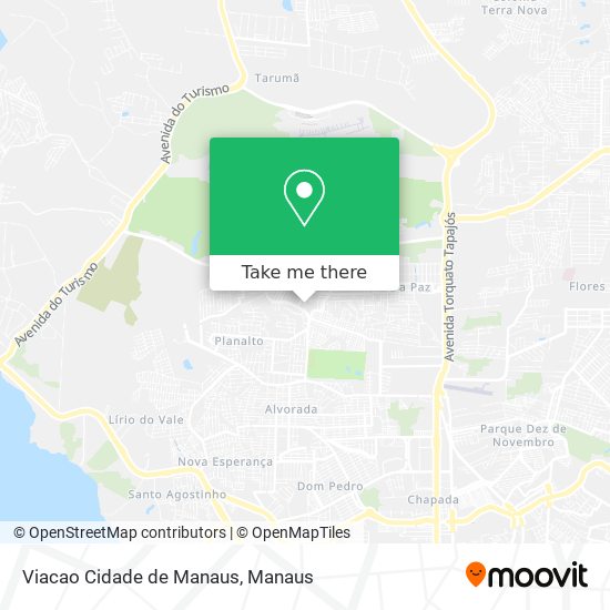 Viacao Cidade de Manaus map