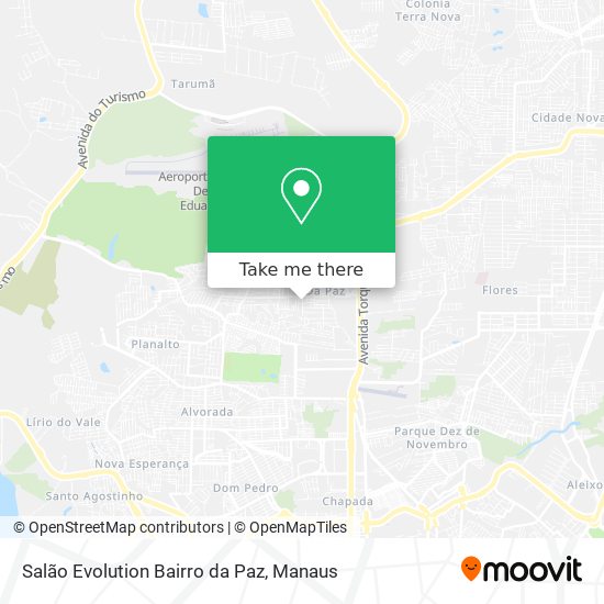 Salão Evolution Bairro da Paz map