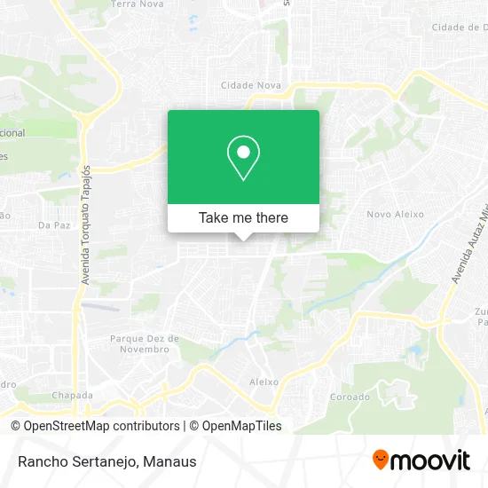 Rancho Sertanejo map