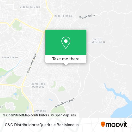 G&G Distribuidora/Quadra e Bar map