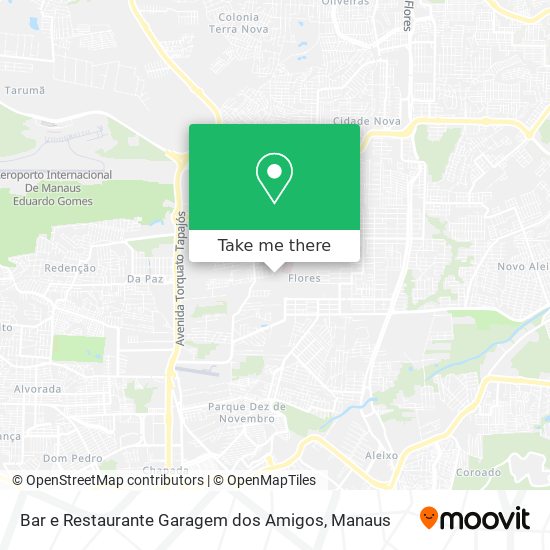 Bar e Restaurante Garagem dos Amigos map