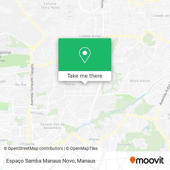 Espaço Samba Manaus Novo map