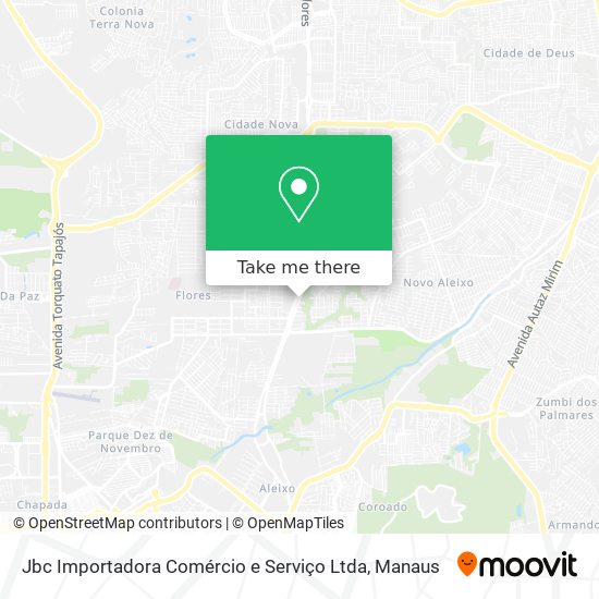Jbc Importadora Comércio e Serviço Ltda map