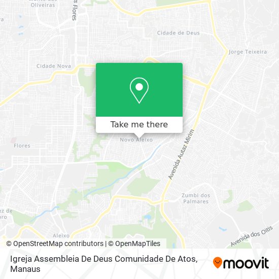 Igreja Assembleia De Deus Comunidade De Atos map