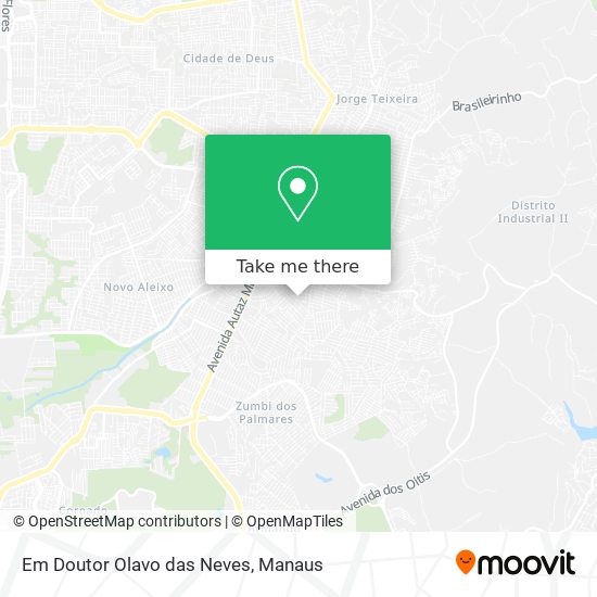 Em Doutor Olavo das Neves map